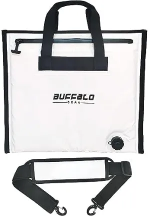 Buffalo Gear Insulated Cooler Bag - 20x18in Bait Cooler, Waterproof Fish Kill Bag