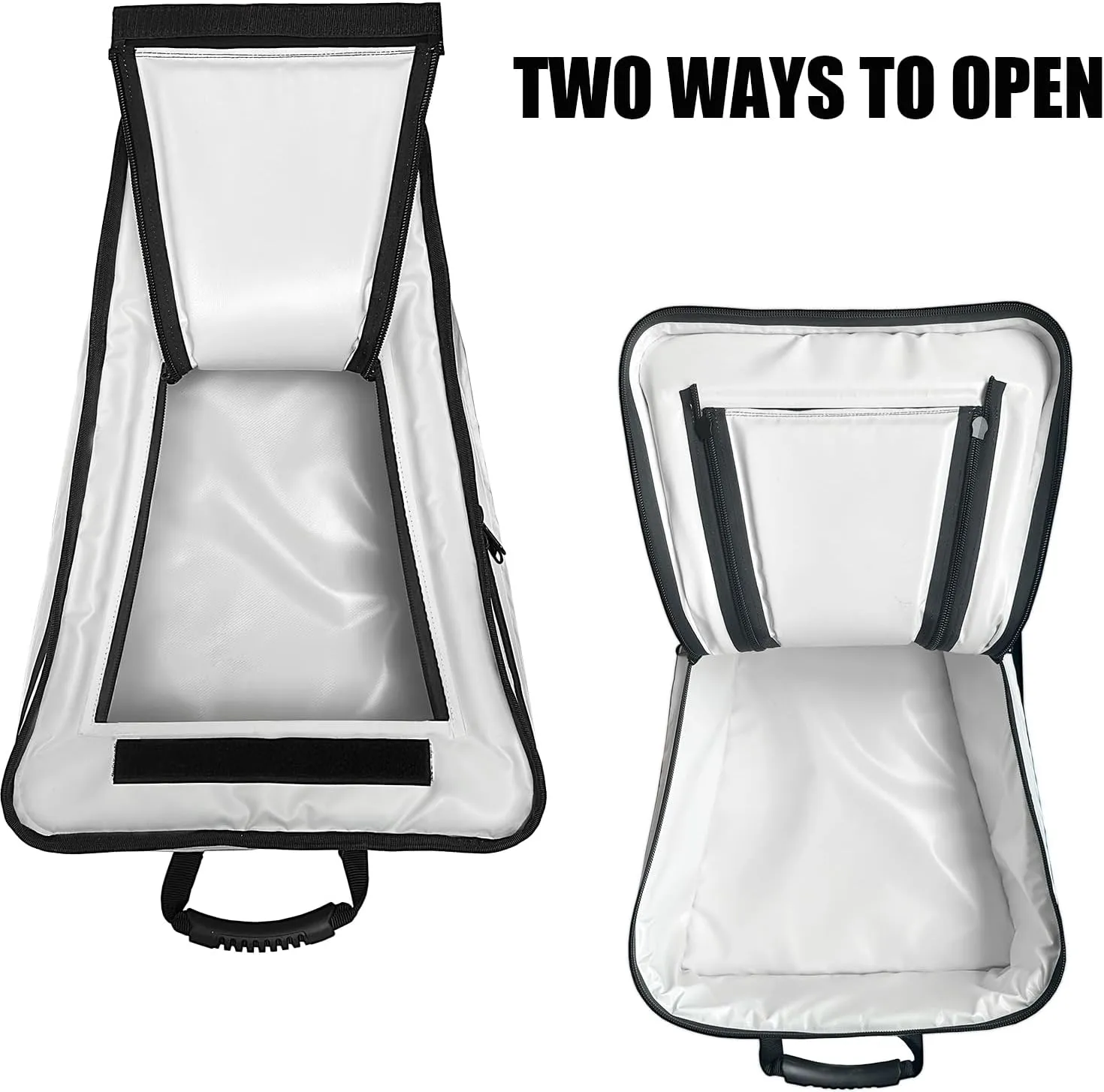 Buffalo Gear Kayak Fish Cooler Bag, 25in Portable Kayak Cooler for Caught Fish,Leak Proof Kayak Fishing Kill Bags with Shoulder Strap