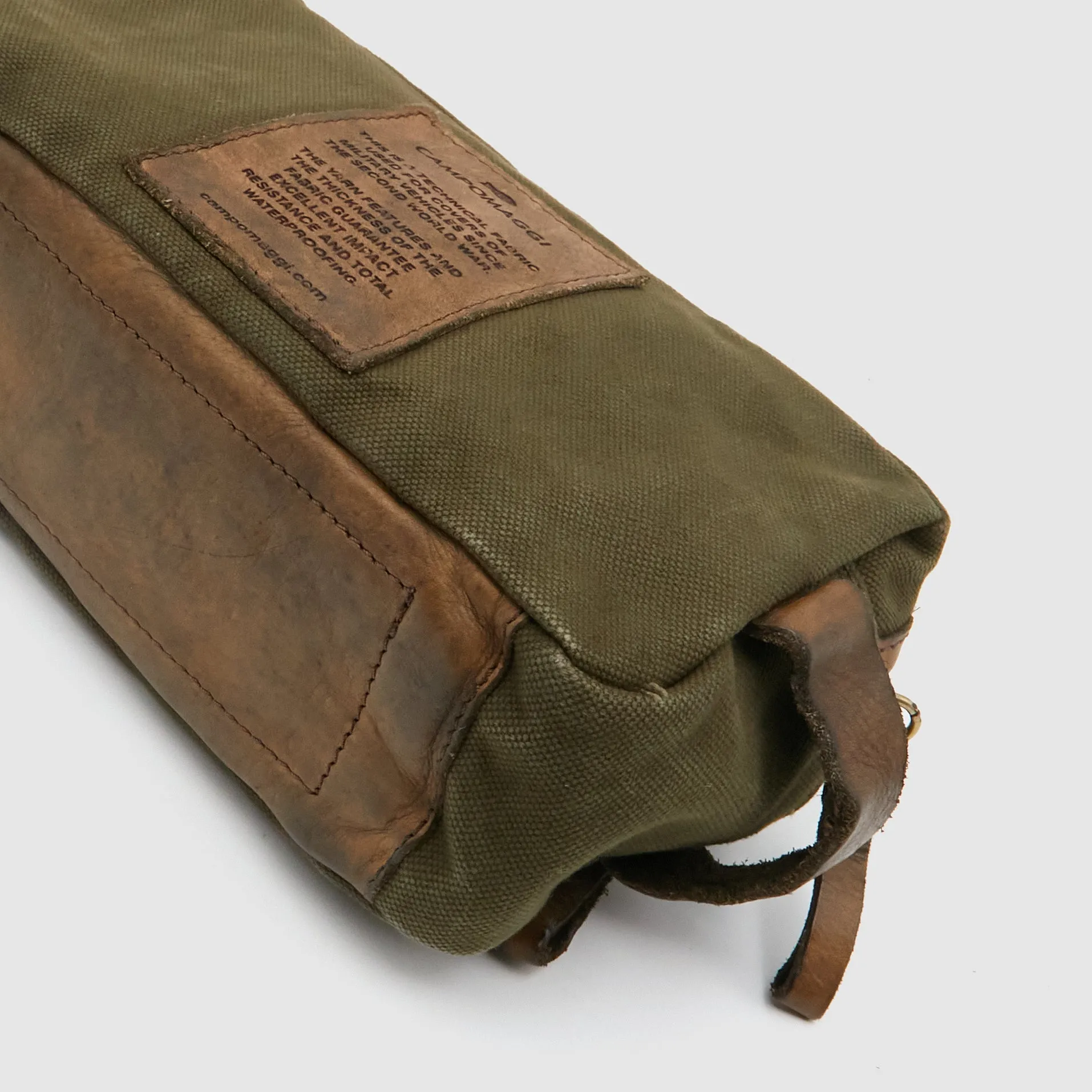 Campomaggi Heavy Canvas and  Leather Travel Kit