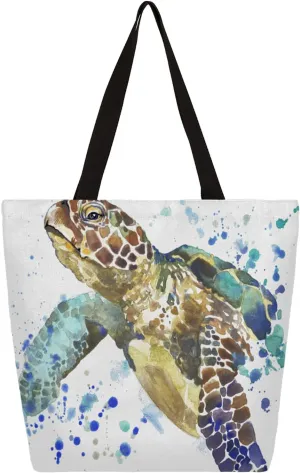 Canvas Tote Bag Large Women Casual Reusable Shoulder Bag Handbag with Zipper Casual Tote Shopping Travel Beach Cloth Bag
