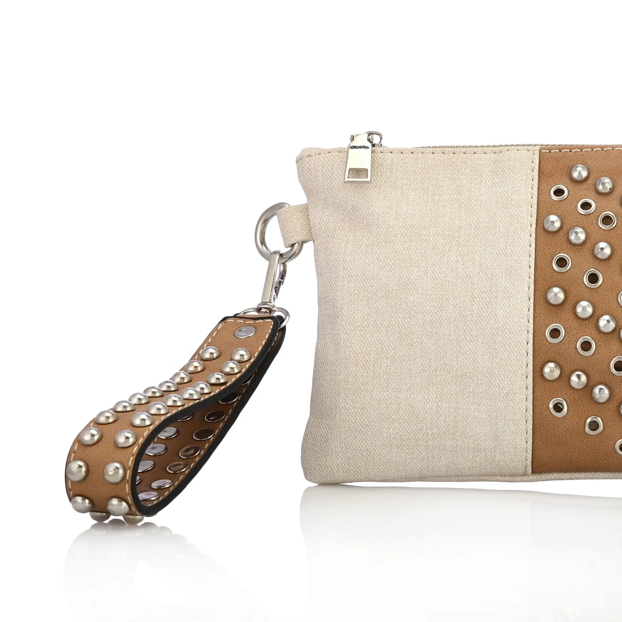 Carey Studded Clutch