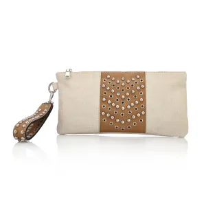 Carey Studded Clutch