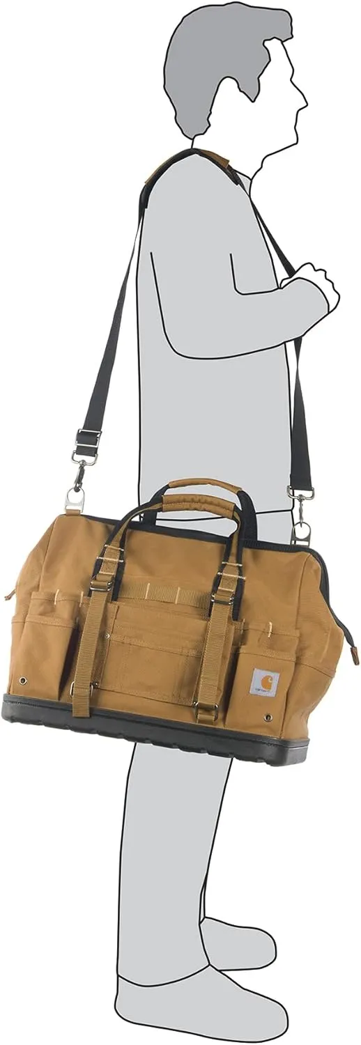 Carhartt Legacy Tool Bag 18-Inch w/ Molded Base, Carhartt Brown