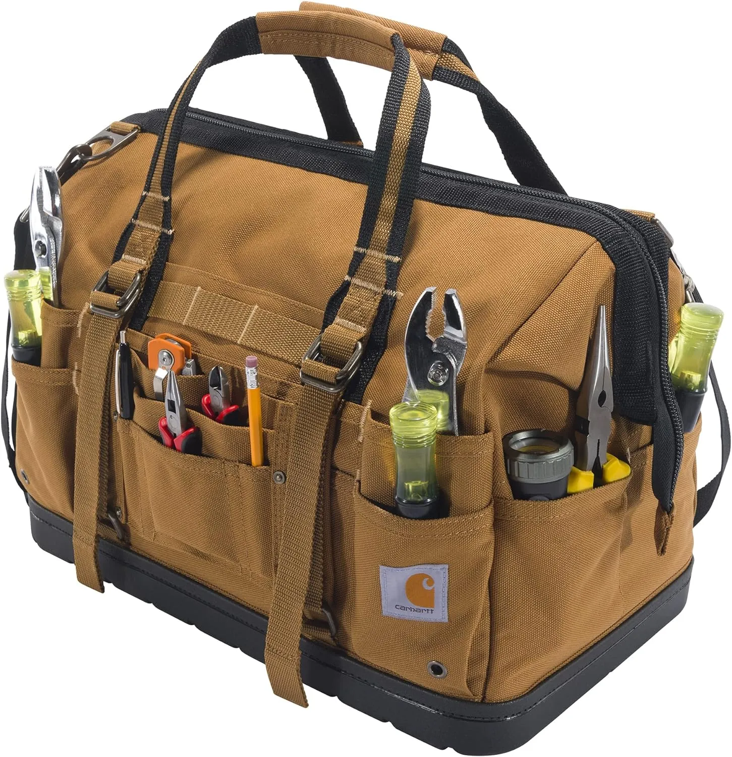 Carhartt Legacy Tool Bag 18-Inch w/ Molded Base, Carhartt Brown