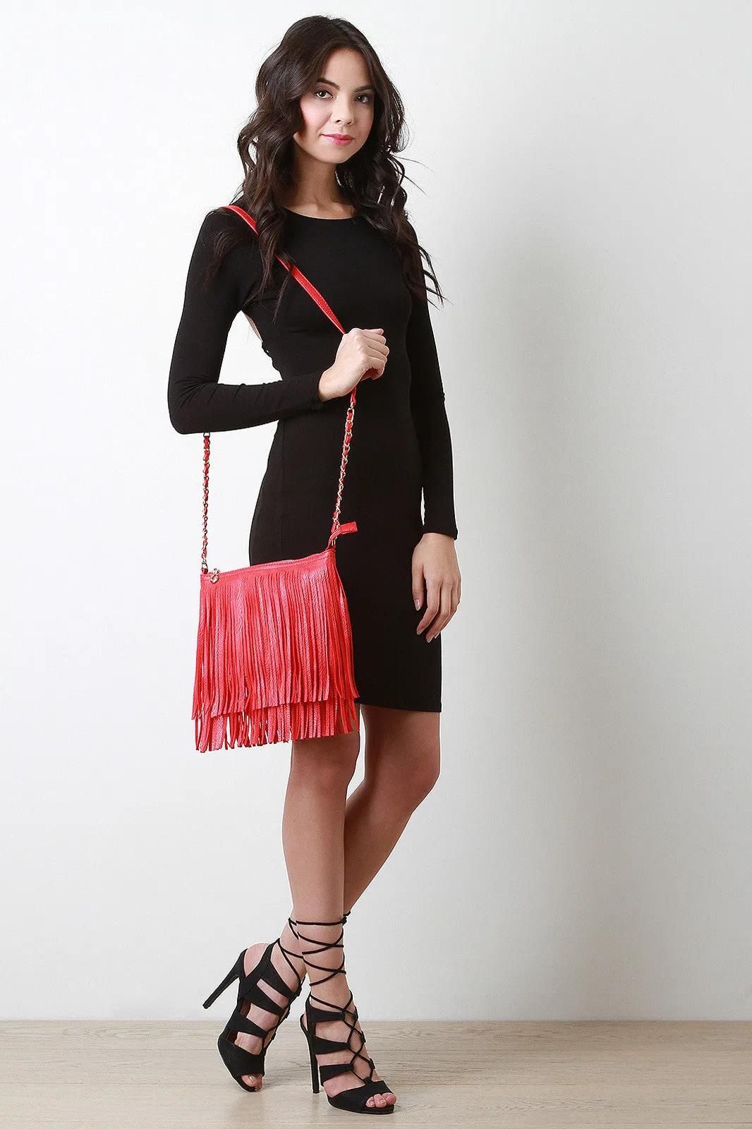 Chained Bag Intelligent Crossbody Layered Fringe Budget-friendly