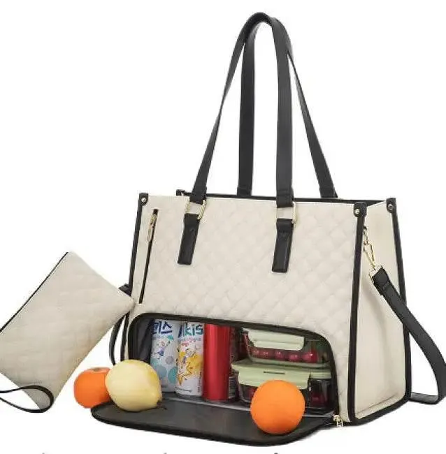 Chic Quilted Insulated Bags for Stylish Lunch Perfection