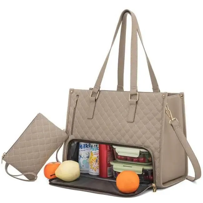 Chic Quilted Insulated Bags for Stylish Lunch Perfection
