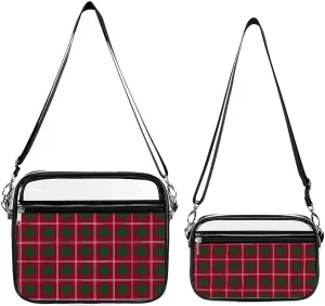 Clan Crawford Tartan Transparent Cross Bag Two-piece Set