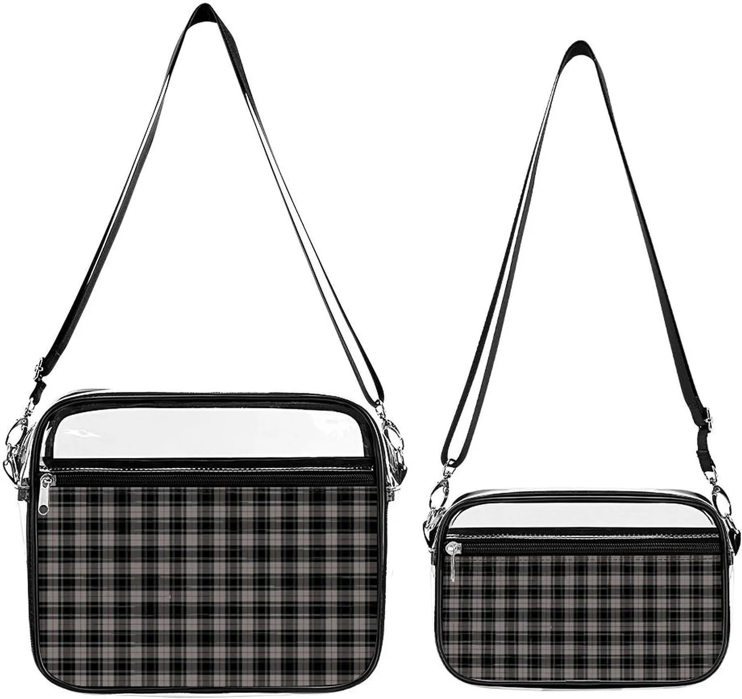 Clan Moffat Tartan Transparent Cross Bag Two-piece Set