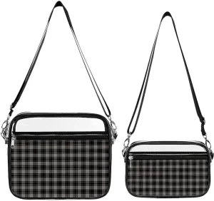 Clan Moffat Tartan Transparent Cross Bag Two-piece Set