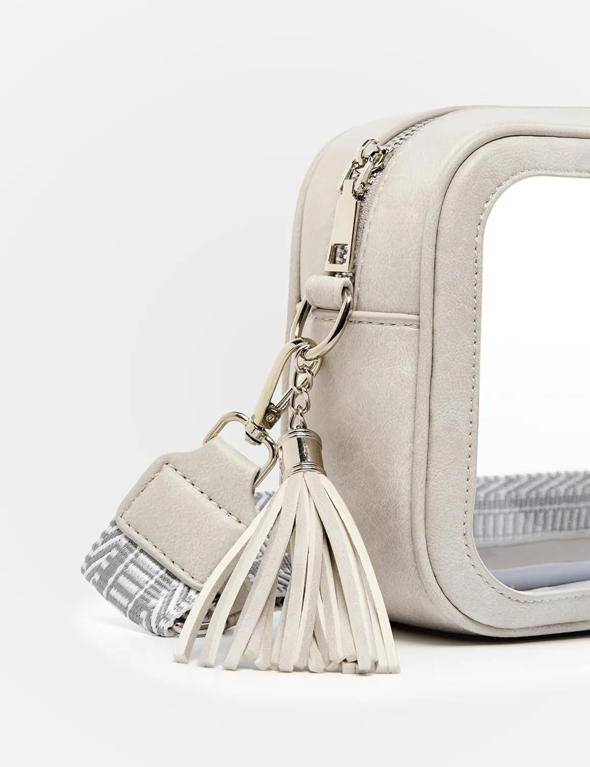Clear Bag for Stadium Events, Clear Purse Stadium Approved Crossbody Bag for Concerts Sports Festivals Events Women