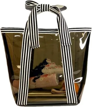 Clear Travel Bags for Women Clear Tote Bag for Work Beach Gym Stadium Security Approved