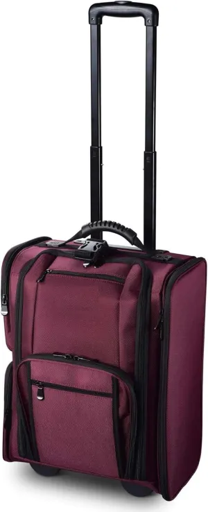 color beet red Rolling Makeup Train Case Organizer Cosmetic Travel Trolley Bag Storage w/ Pouch Daug Makeup organizer Make up organizator Storage organizer Makeup drawer organizer