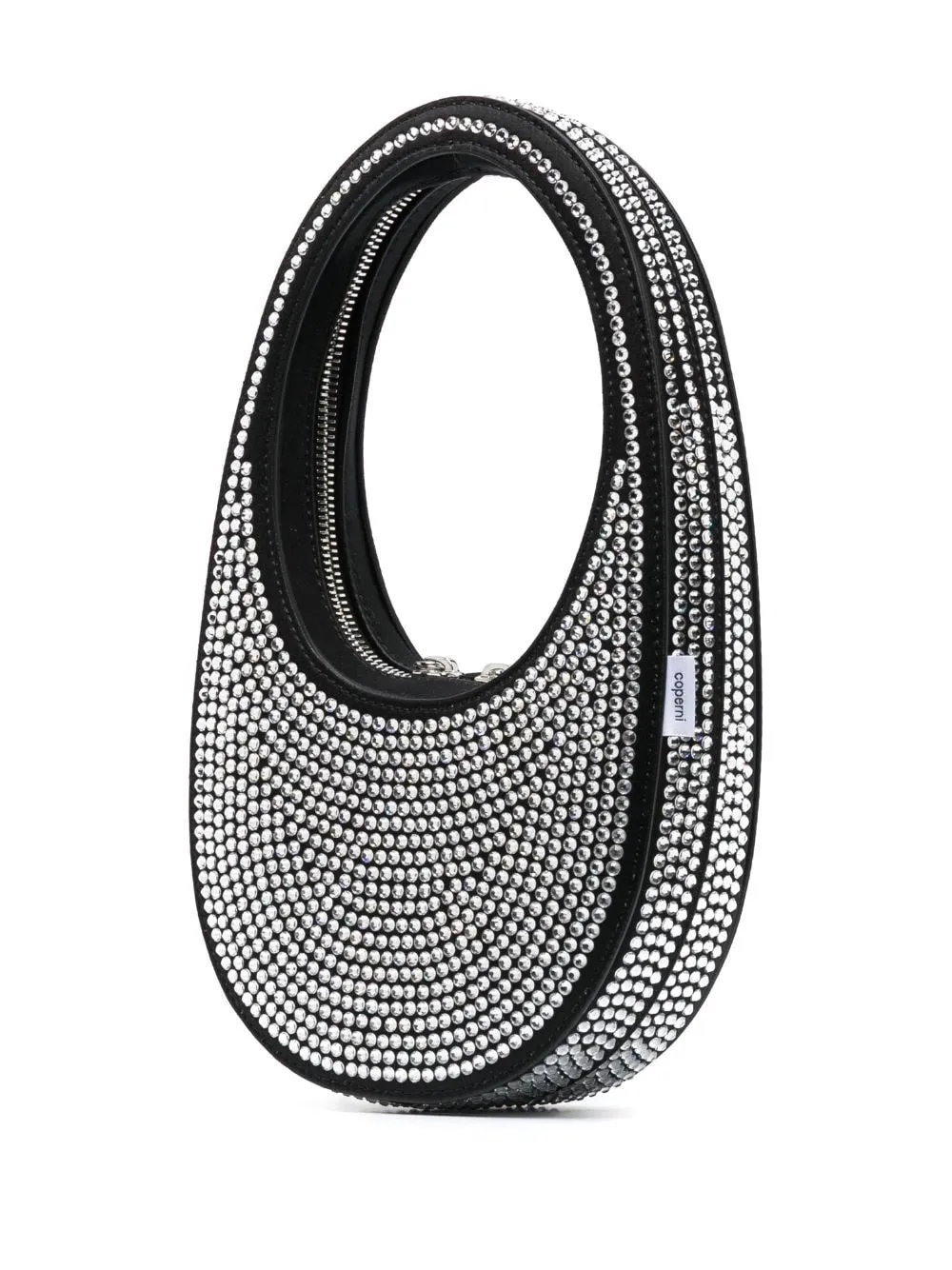 Coperni Mini Swipe Crystal Embellished Leather Handbag