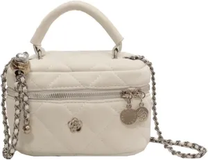 Coquette Mini Crossbody Bags for Women Chain Strap Quilted Handbag Mini Bag Purse Small Bag Coquette Stuff