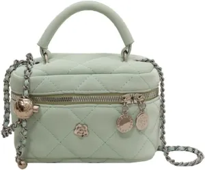 Coquette Mini Crossbody Bags for Women Chain Strap Quilted Handbag Mini Bag Purse Small Bag Coquette Stuff