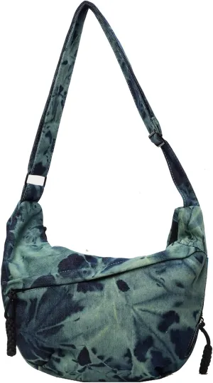 Crescent Crossbody Bags for Women Nylon Slouchy Sling Hobo Bag,Spacious Dumpling Shoulder Handbag Cross Body Purses