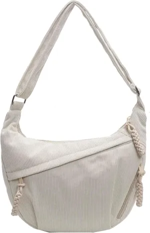 Crescent Crossbody Bags for Women Nylon Slouchy Sling Hobo Bag,Spacious Dumpling Shoulder Handbag Cross Body Purses