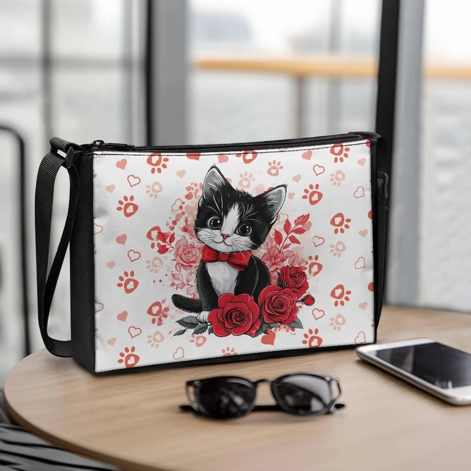 Cross Body Bag for Woman Men Handbags Casual Shoulder Bag Schoolbag Cell Phone Purse Mini Wallet