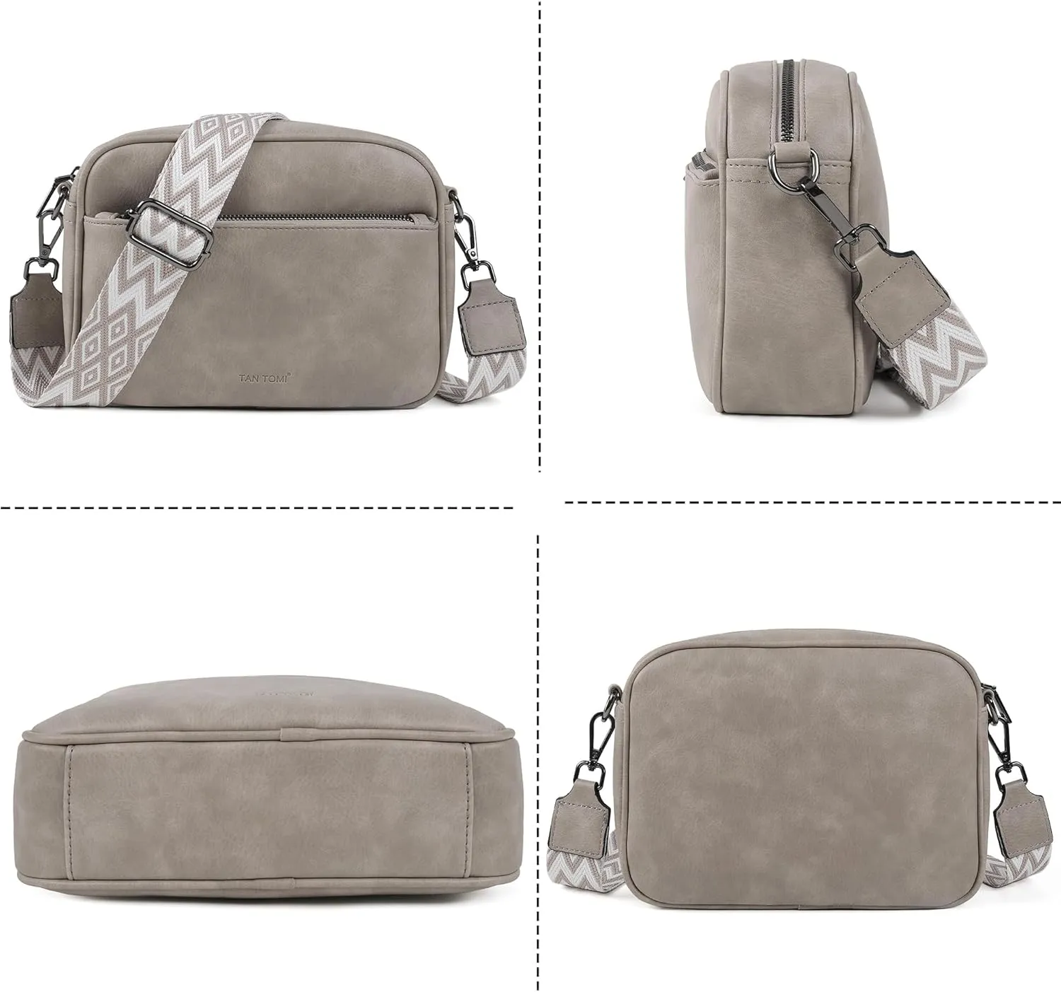 Crossbody Bags for Women Shoulder Bag Multifunctional Handbags with Compartments Small Purse with Wide Strap