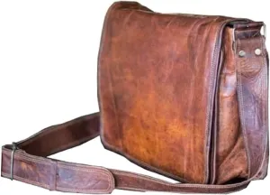 cuero 7 inch Small Handmade Crossbody Shoulder Genuine Leather iPad/Tablet Vintage Messenger Bag For 6.5 inch iPad Pro for Women Men