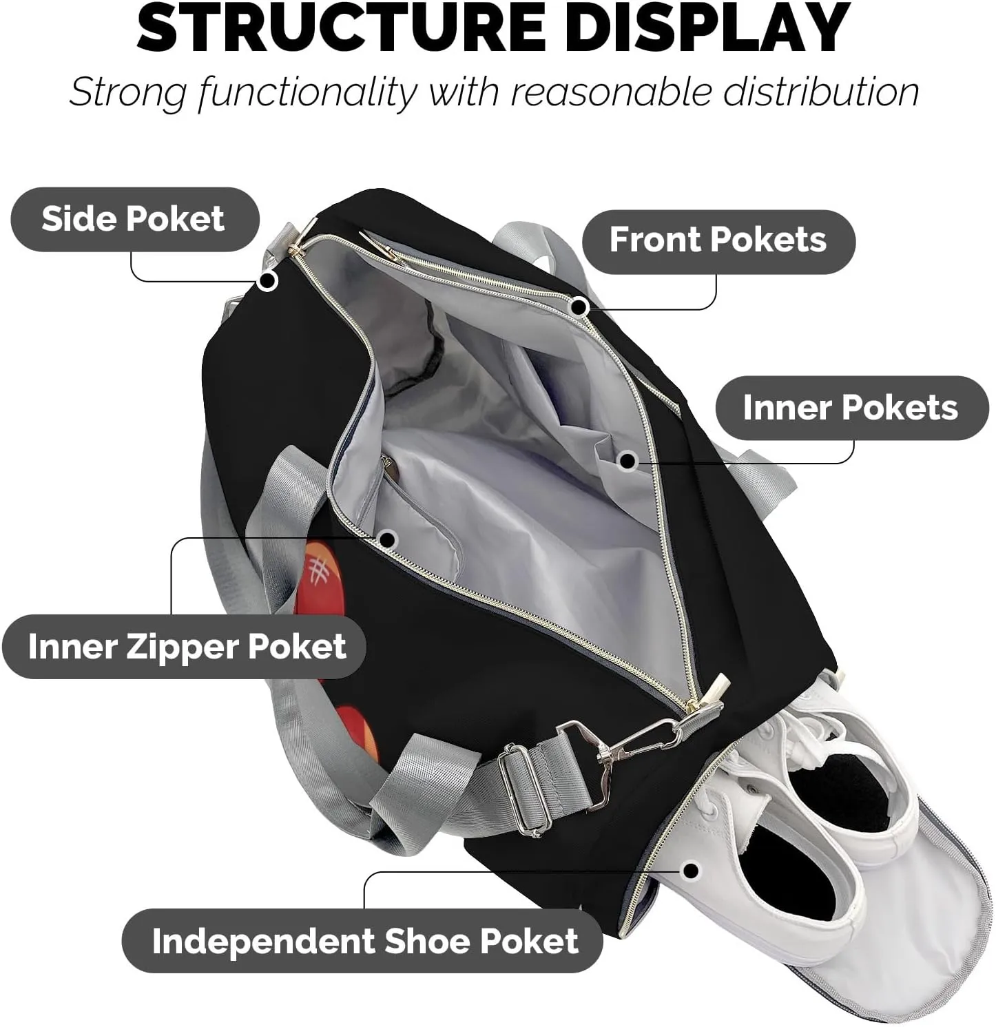 Custom Duffel Bag Life Physical Sports Boxing Gloves Adventure Awaits: Best Travel Bags for Hiking and Sports