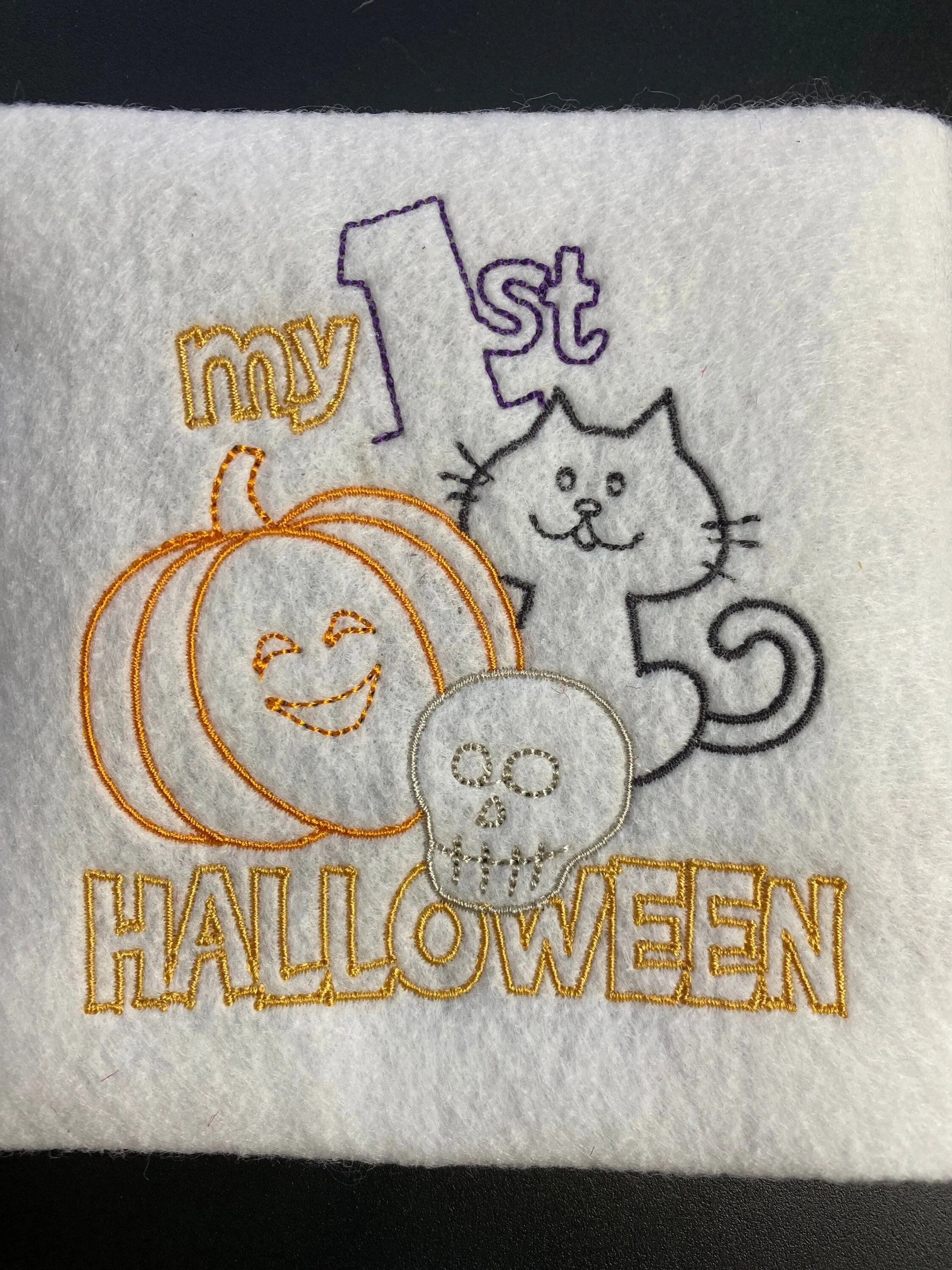 Custom Halloween costume shirt t-shirt t-shirt tee embroidery embroidered creepy scary fun handmade hand made customized customizable