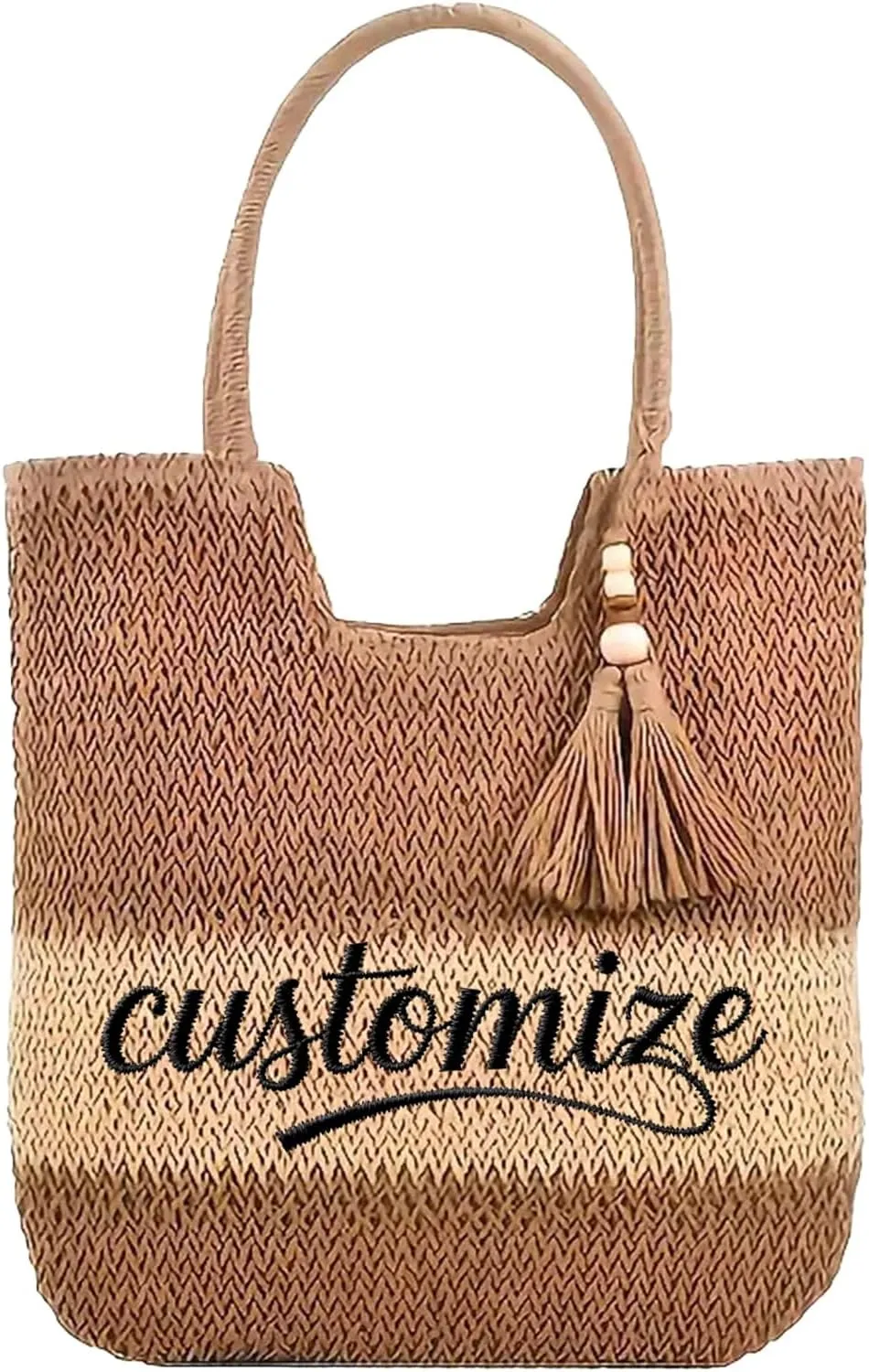 Custom Tote Bag for Women – Personalized Embroidered Beach Bag with Name – Ideal for Birthdays, Travel, or Everyday Use