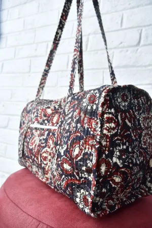 Dabu Print Duffle Bag : Spacious and Stylish