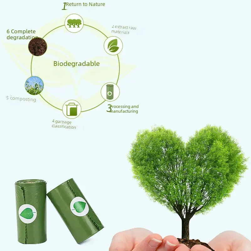Degradable Pet Garbage Bags Set