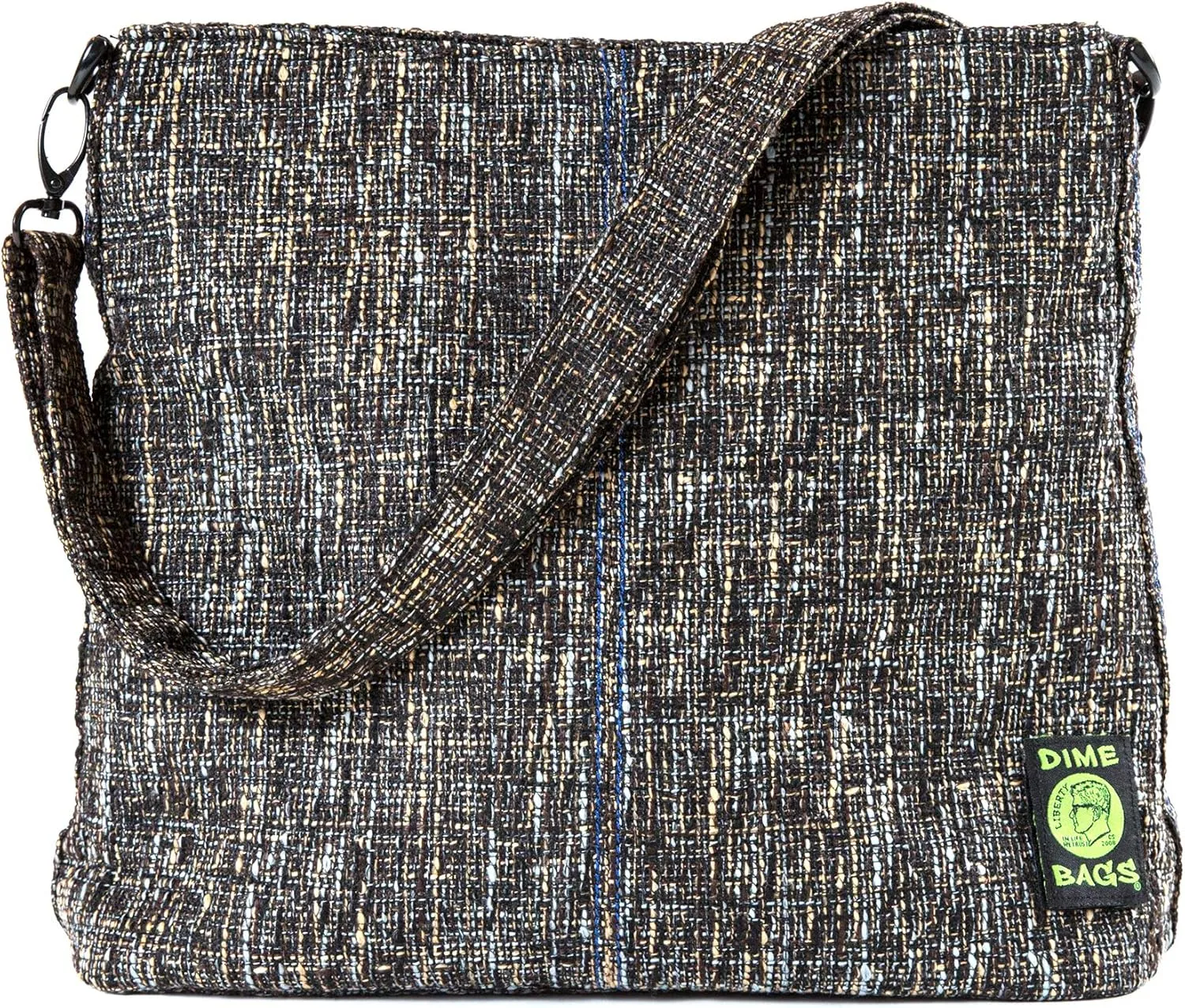 DIME BAGS Urban Tote | Hemp Unisex Purse | Spacious Storage and Adjustable, Shoulder Strap