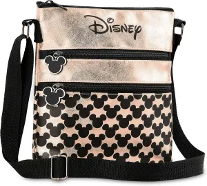 Disney Stitch Girls Purse Cross Body Bag for Kids Teens Women Shoulder Bag with Adjustable Strap Fashion Handbag Stitch Gifts (Mickey Mouse, 9.84x8.66x0.79inch)