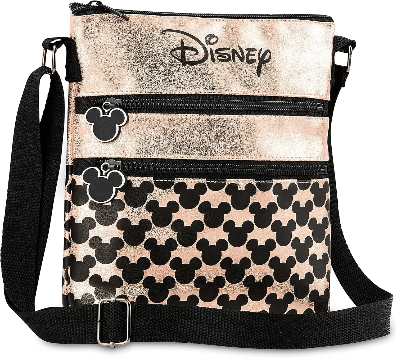 Disney Stitch Girls Purse Cross Body Bag for Kids Teens Women Shoulder Bag with Adjustable Strap Fashion Handbag Stitch Gifts (Mickey Mouse, 9.84x8.66x0.79inch)