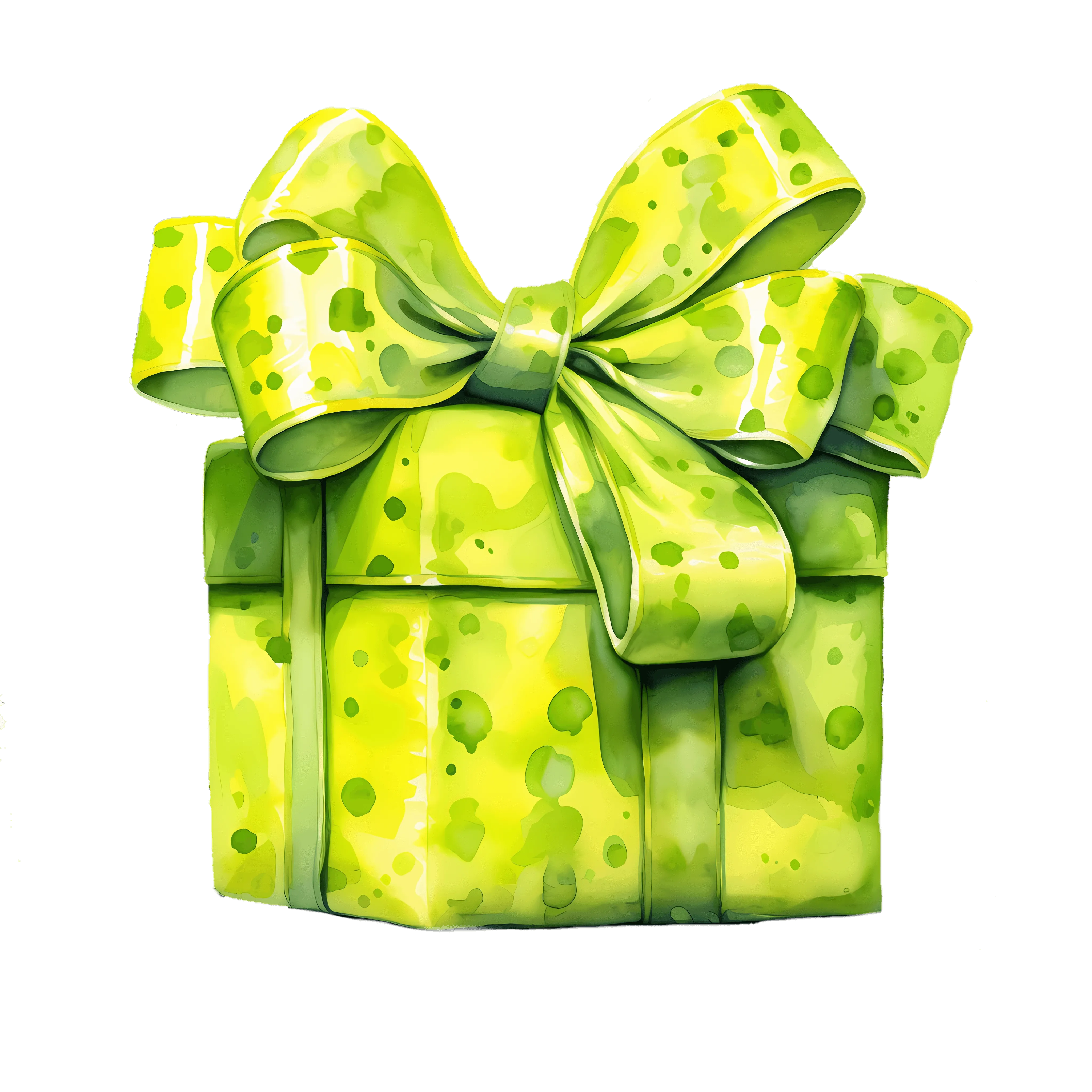 Distressed Green Gift DTF (direct-to-film) Transfer