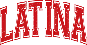 Distressed Red Latina DTF (direct-to-film) Transfer