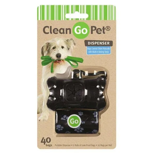 Dog Waste Bag Holder with 40 Bags