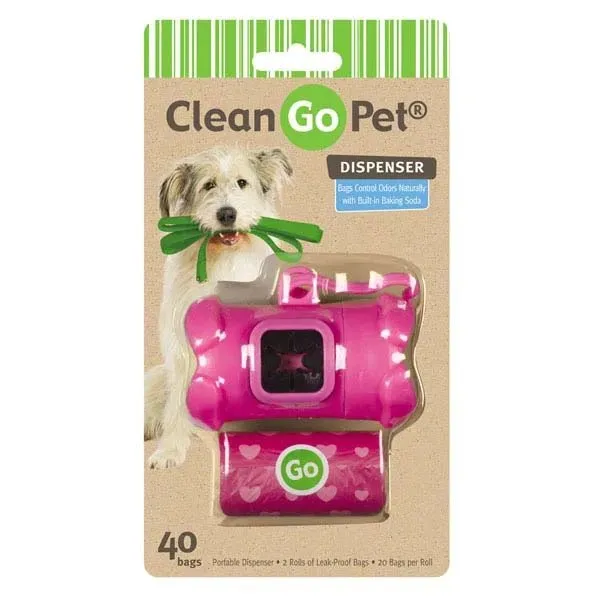 Dog Waste Bag Holder with 40 Bags