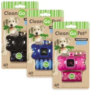 Dog Waste Bag Holder with 40 Bags