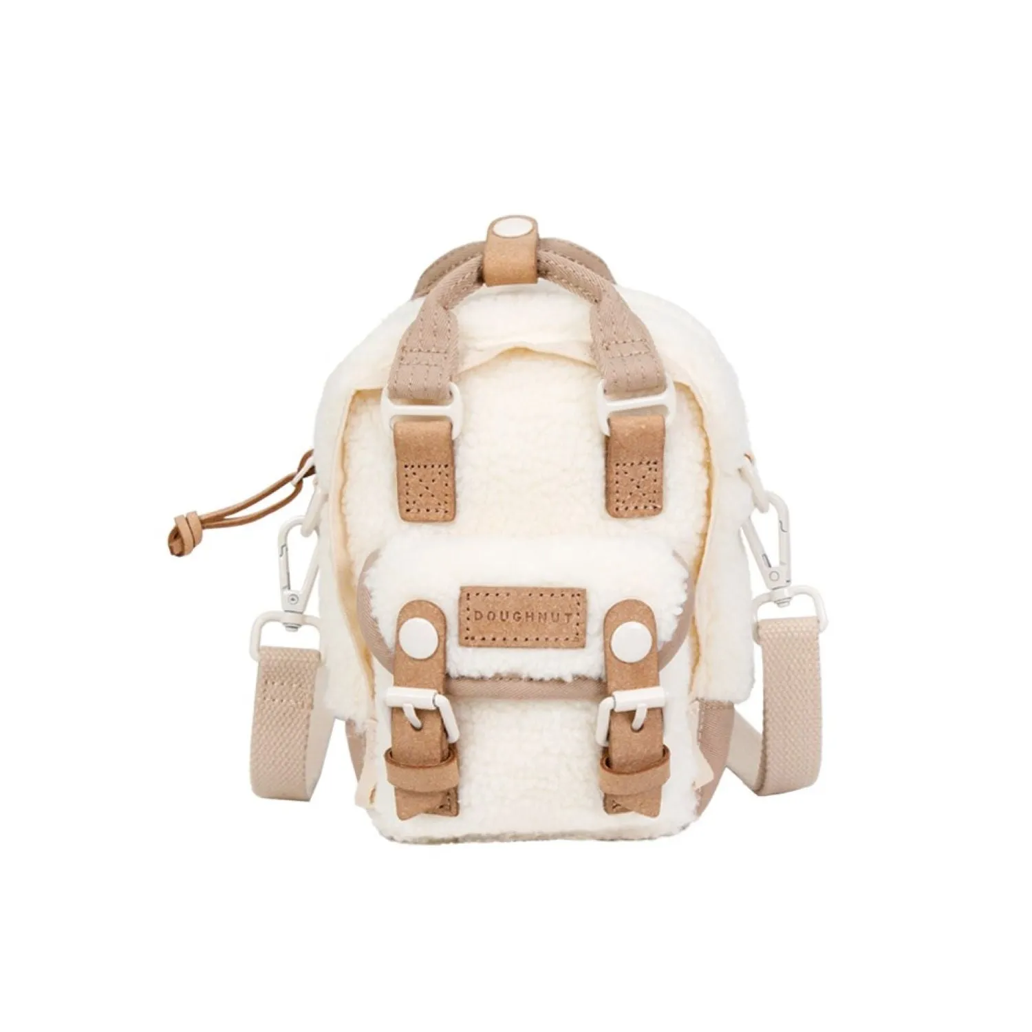 Doughnut Macaroon Tiny Fluffy Series - Cream X Hazelnut