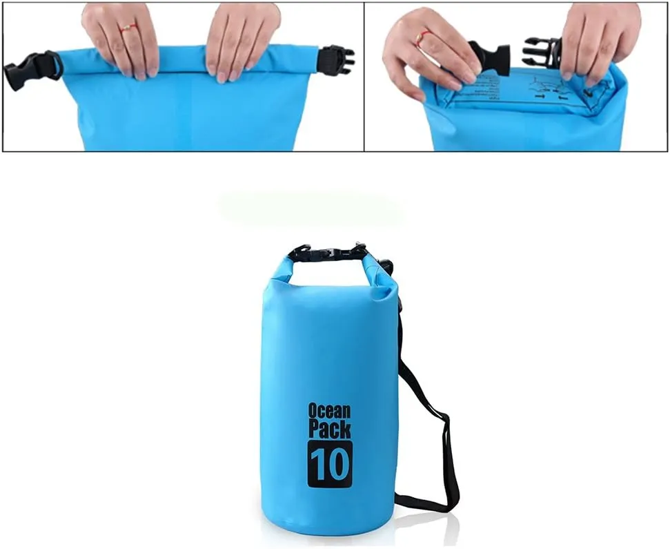 Dry Sack/Floating Waterproof Bag 2L/5L/10L/20L/30L for Boating, Kayaking, Hiking, Snowboarding, Camping, Rafting, Fishing and Backpacking