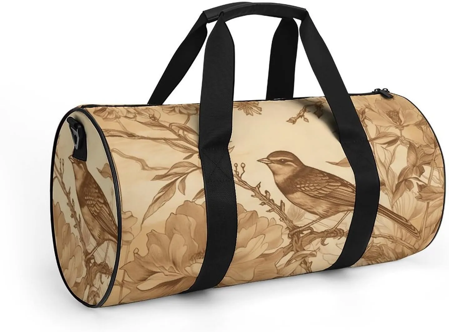 Duffel Bag for Men Women Gym Bag A Bird in The Field Travel Duffel Bag Waterproof Overnight Bag for Sports Workout