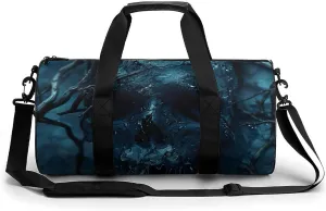 Duffel Bag for Men Women Gym Bag Ancient Skull Pictures Travel Duffel Bag Waterproof Overnight Bag for Sports Workout