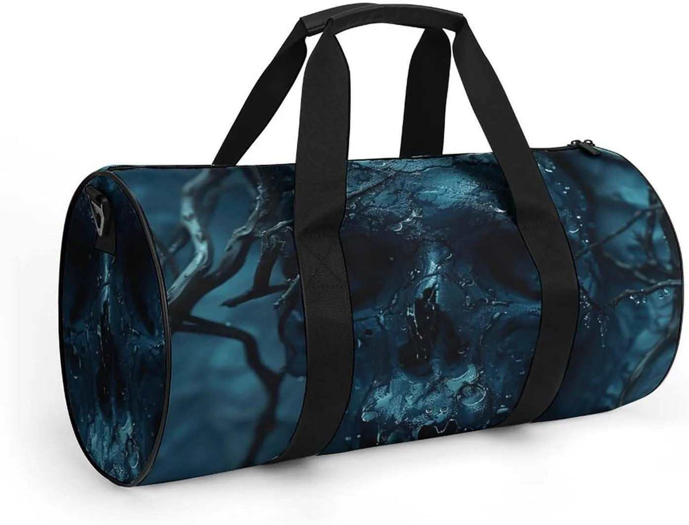 Duffel Bag for Men Women Gym Bag Ancient Skull Pictures Travel Duffel Bag Waterproof Overnight Bag for Sports Workout