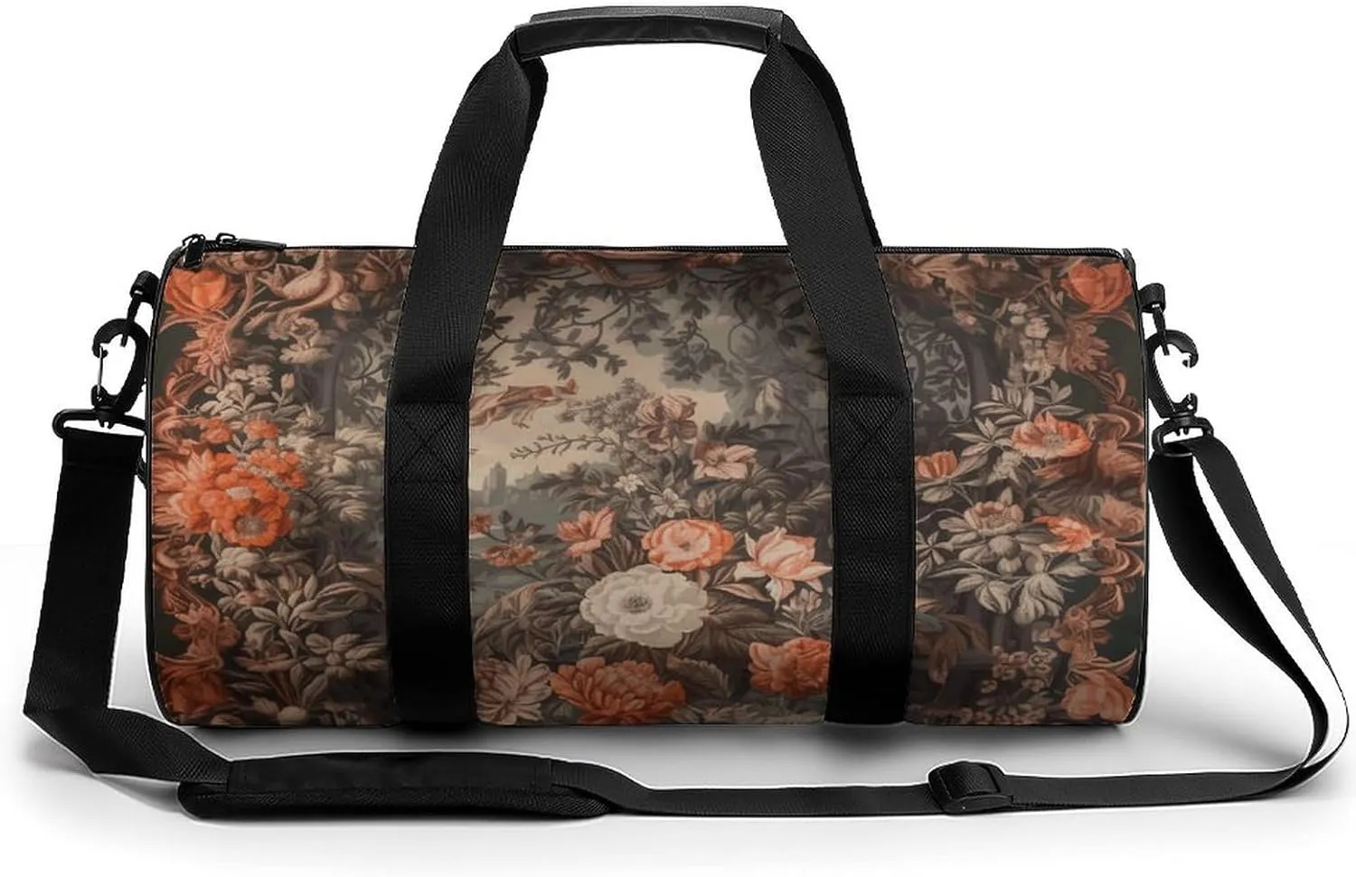 Duffel Bag for Men Women Gym Bag Art Deco Pattern Travel Duffel Bag Waterproof Overnight Bag for Sports Workout