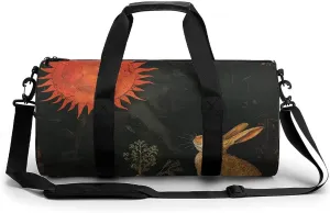 Duffel Bag for Men Women Gym Bag Carrot And Rabbit Travel Duffel Bag Waterproof Overnight Bag for Sports Workout