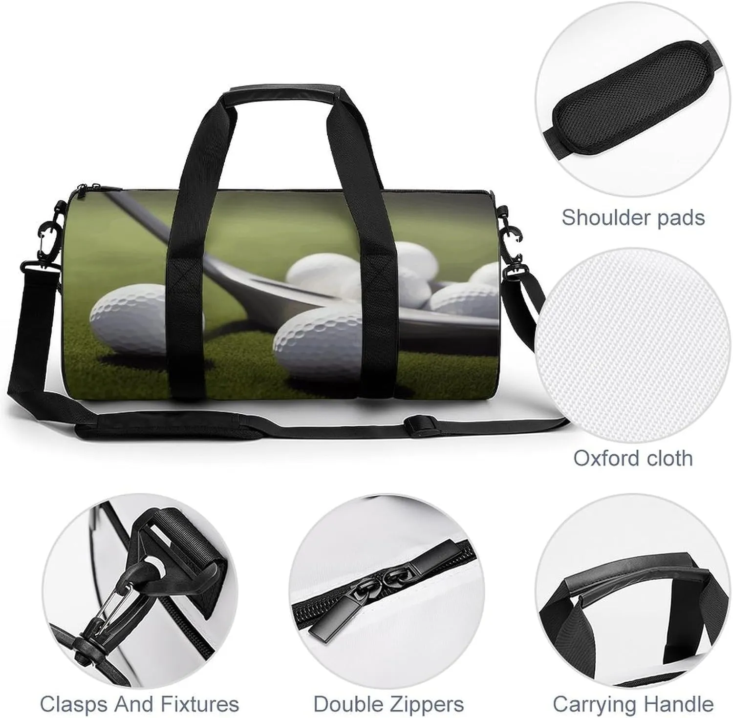 Duffel Bag for Men Women Gym Bag Golf Travel Duffel Bag Waterproof Overnight Bag for Sports Workout