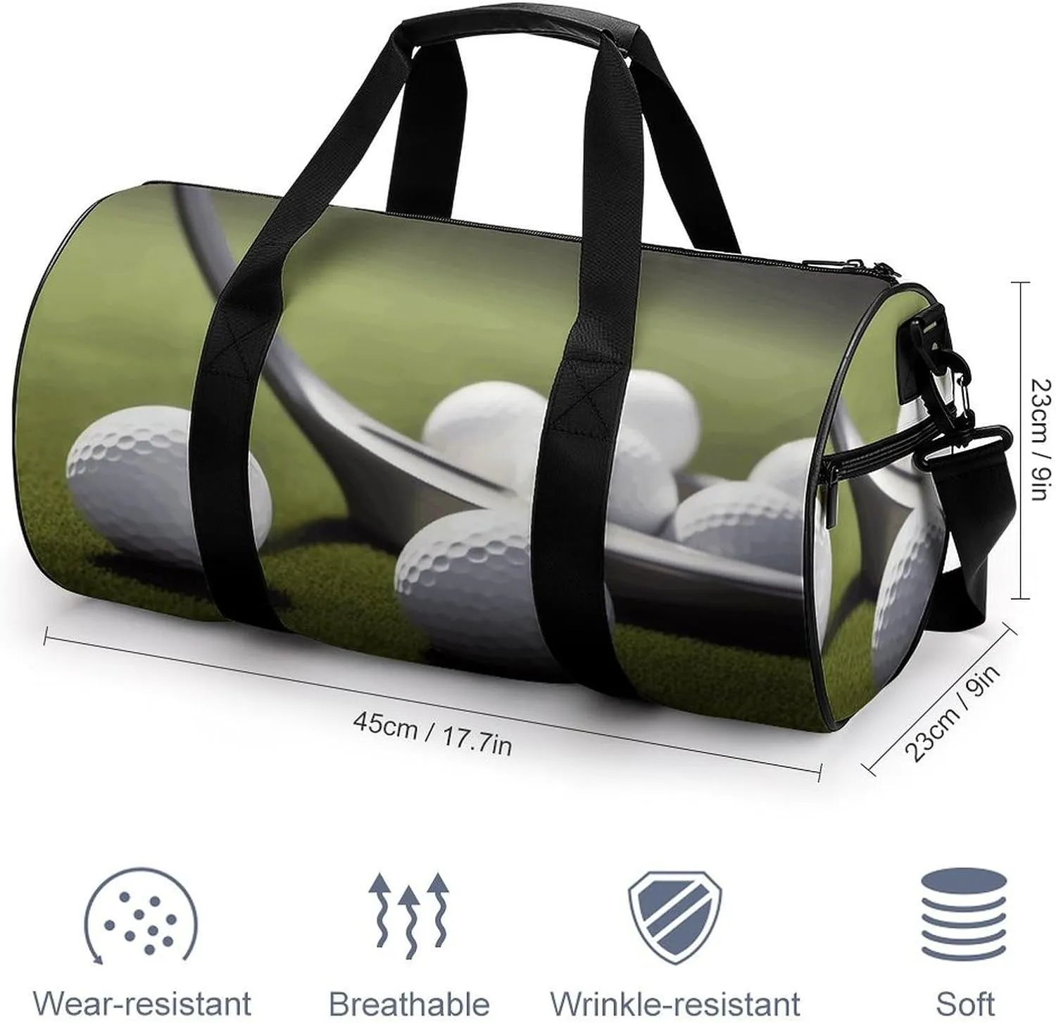 Duffel Bag for Men Women Gym Bag Golf Travel Duffel Bag Waterproof Overnight Bag for Sports Workout