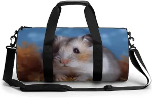 Duffel Bag for Men Women Gym Bag Hamster Travel Duffel Bag Waterproof Overnight Bag for Sports Workout