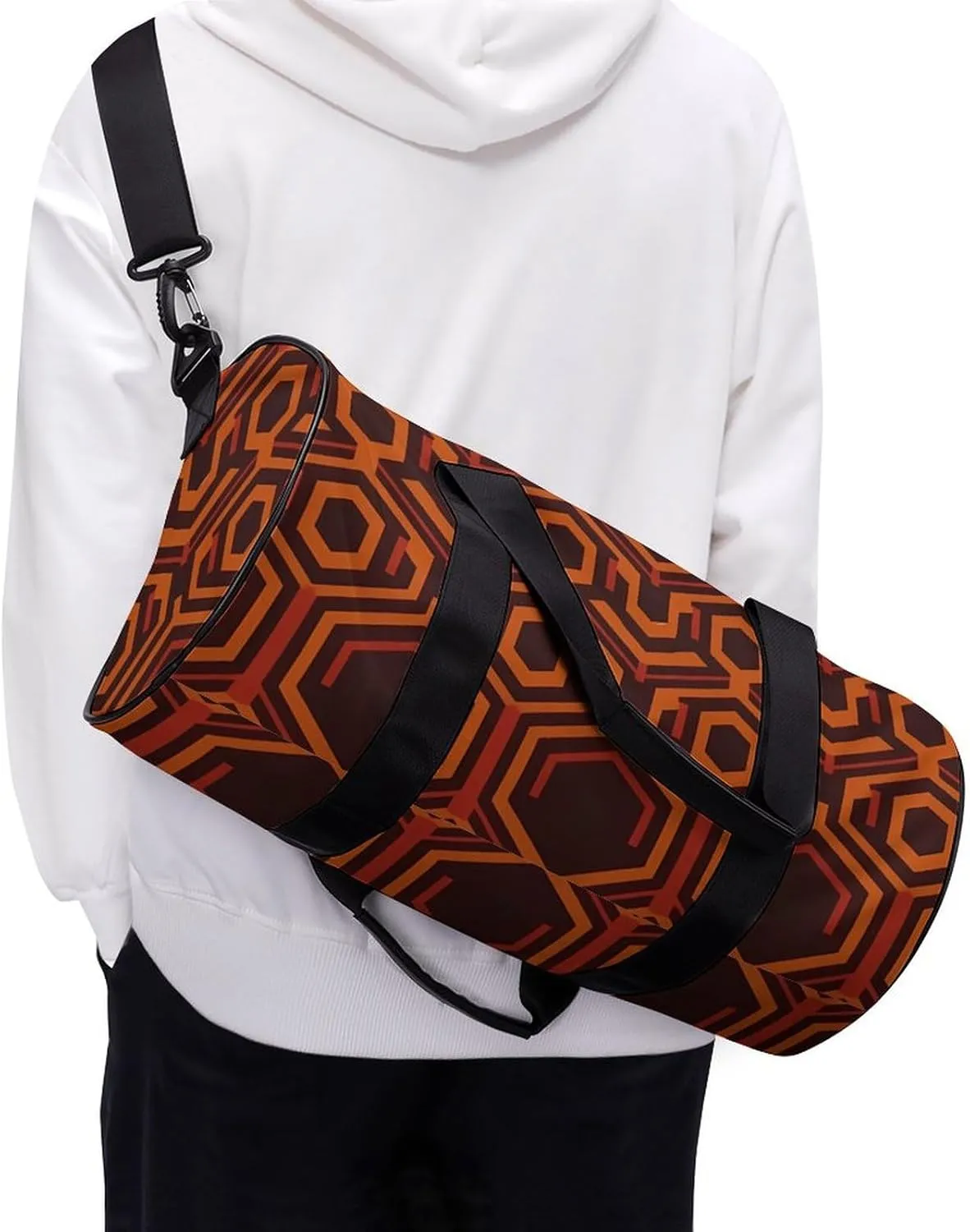 Duffel Bag for Men Women Gym Bag Shining Overlook Travel Duffel Bag Waterproof Overnight Bag for Sports Workout