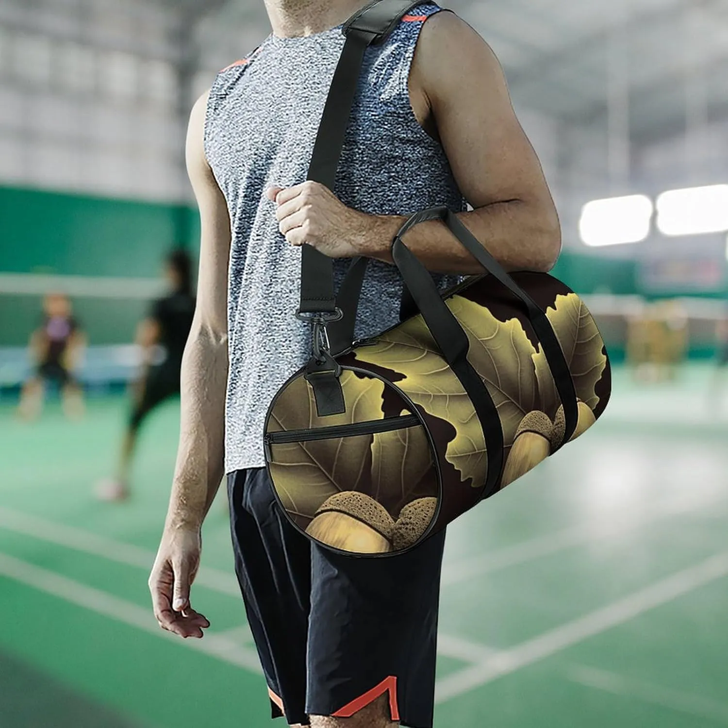 Duffel Bag for Men Women Gym Bag Two Acorns Travel Duffel Bag Waterproof Overnight Bag for Sports Workout